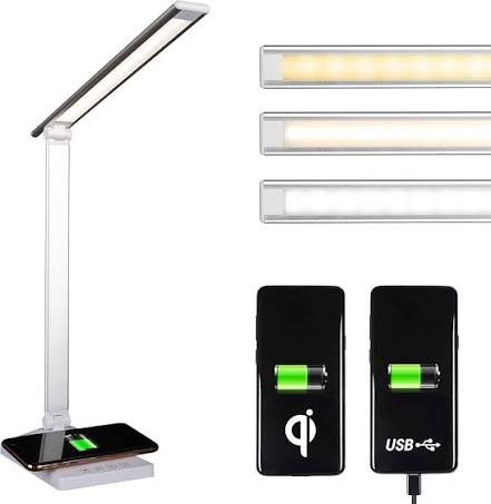 Cloudrise LED Desk Lamp with Wireless Charger